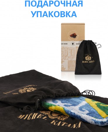 Шелковый (Бахмаль) Клатч-конверт-папка-косметичка EVOCATIO SOLEA! (Солнечное Пробуждение!) THINY_EVOCATIO SOLEA!